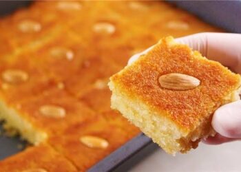 أسهل طريقة لعمل البسبوسة في المنزل