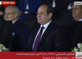 الرئيس السيسي في مؤتمر تحيا مصر وفلسطين