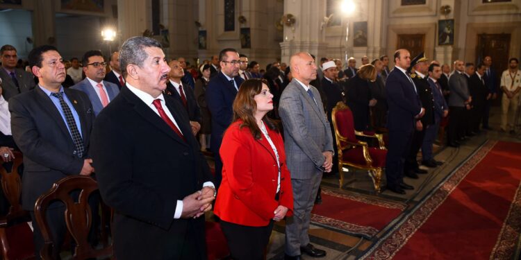 عيد الميلاد المجيد.. وزيرة الهجرة تشارك في قداس للأقباط الكاثوليك بكاتدرائية العذراء مريم