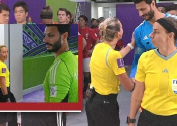 عينها منه.. نظرات وابتسامات حكمة مباراة الأهلي وأوراوا الشناوي تثير الجدل