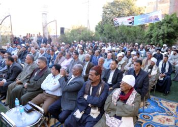 أهالي نجوع وقري مركز أسيوط يعلنون المشاركة في الانتخابات الرئاسية