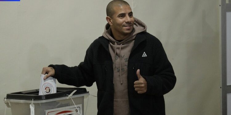 محمد زيدان يدلي بصوته في الانتخابات الرئاسية 2024