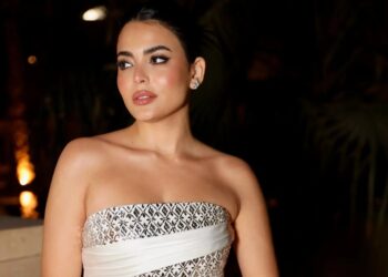 أسماء جلال في حفل ختام مهرجان الجونة السينمائي