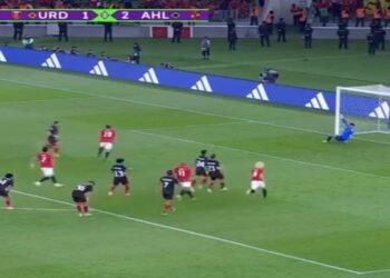 تعادل الأهلي وأوراوا 2 -2 من ضربة جزاء احتسبها الفار ضد المارد الأحمر