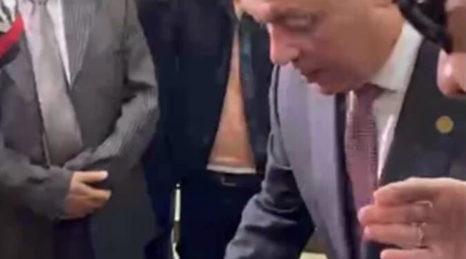 حازم عمر المرشح الرئاسي يدلي بصوته في الانتخابات الرئاسة