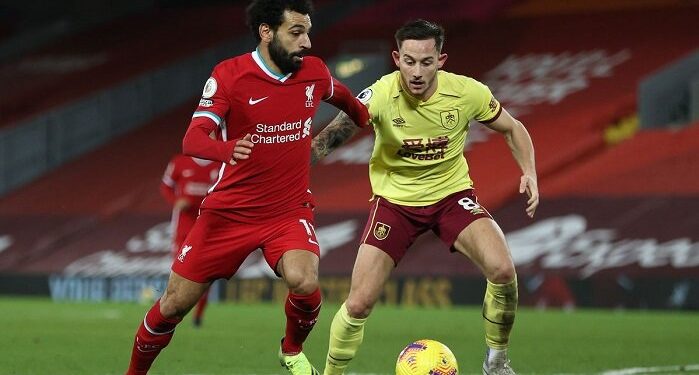 موعد مباراة ليفربول ضد بيرنلي في الدوري الإنجليزي