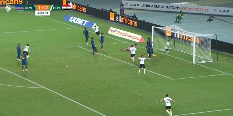 مصطفى محمد يحرز الهدف الثاني ويتقدم لمنتخب أمام الرأس الأخضر