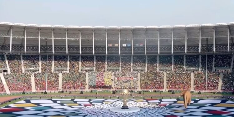 اللحظات الأولى لانطلاق كأس أمم إفريقيا 2023