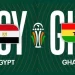 مباراة مصر ضد غانا