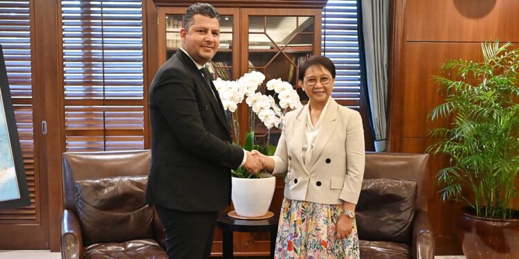 لقاء مثمر بين رئيس مجلس أمناء مجلس الشباب المصري ووزيرة خارجية إندونيسيا.. تفاصيل