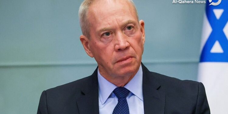 وزير الدفاع الإسرائيلي