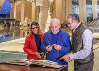 خلال زيارته لمصر.. الرئيس البرازيلي يزور الأهرامات والمتحف المصري الكبير