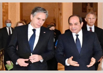 السيسي يلتقي وزير الخارجية الأمريكي في مصر ضمن جولته الشرق أوسطية