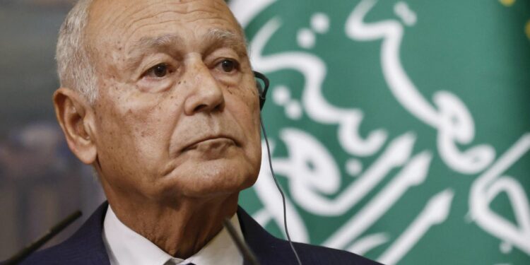 أحمد أبو الغيط الأمين العام للجامعة العربية