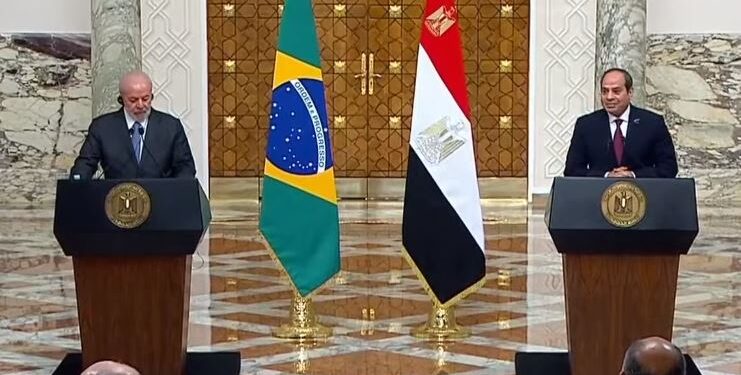 قمة مصرية برازيلية في الاتحادية.. لجنة مشتركة لتنسيق التعاون الاستراتيجي.. وتأكيد على وقف التصعيد في غزة