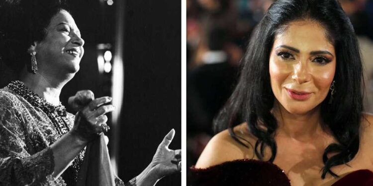 منى زكي ترتدي ثوب كوكب الشرق أم كلثوم في سيرتها الذاتية.. تفاصيل