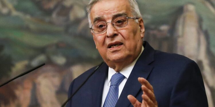 وزير خارجية لبنان