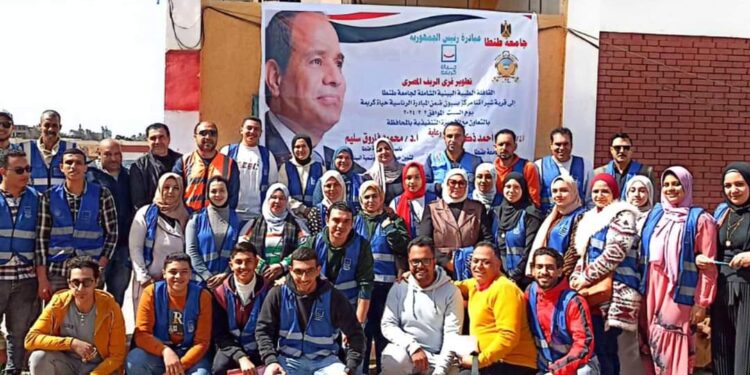 قوافل حياة كريمة تصل مركز بسيون بالغربية لعلاج أكثر من ٤٠٠ رأس ماشية و ٧٥٠ طائر