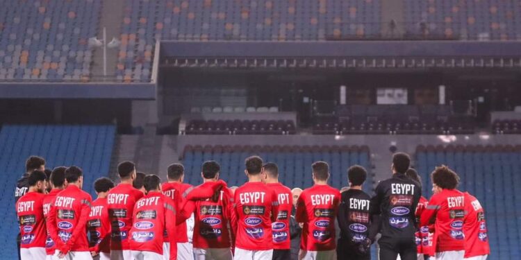 منتخب مصر يواصل تدريباته استعدادا لمواجهة كرواتيا في نهائي كأس عاصمة مصر 