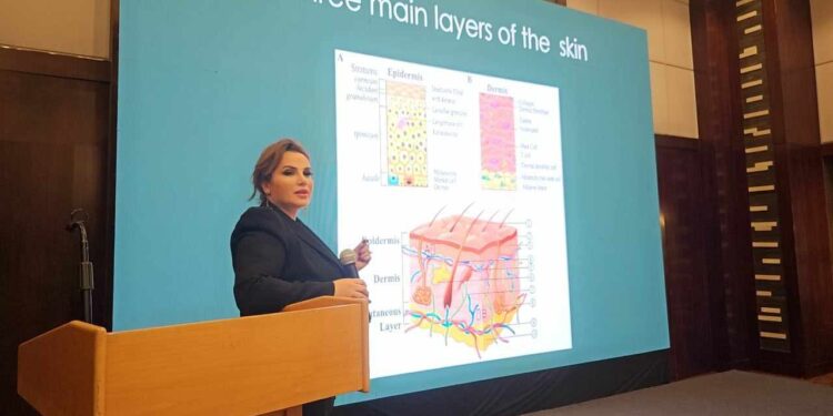 في نسخته الأولى.. مهرجان حرف التجميل والجمال الدولي بالسعودية يكرم ماغي شماس