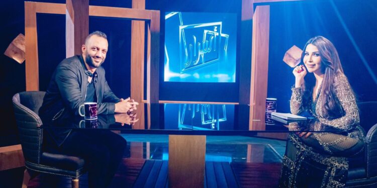 أمير مرتضى منصور مع أميرة بدر في برنامج أسرار