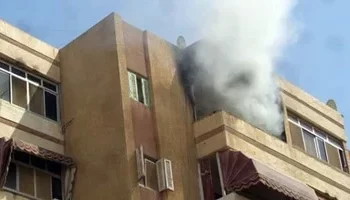 تفاصيل نشوب حريق في إحدى الشقق السكنية في الهرم