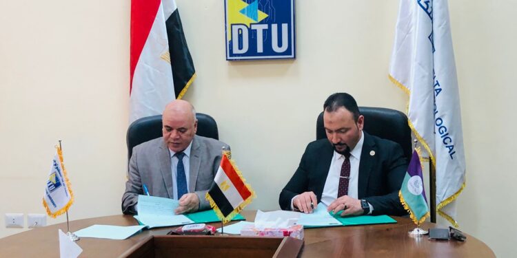بروتوكول تعاون بين جامعة الدلتا التكنولوجية وشركة ومصنع كيم تك للأجهزة العلمية والمعملية والكيماويات