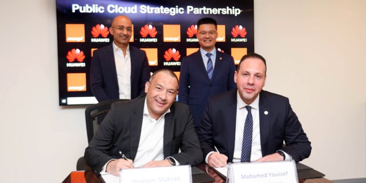 لأول مرة في مصر.. “اورنچ” تبرم شراكة استراتيجية مع “هواوي” لإطلاق خدمات Huawei Cloud السحابية