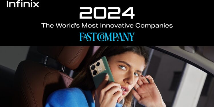 Infinix تحصد المركز السادس في قائمة الشركات الأكثر ابتكارًا في العالم لعام 2024