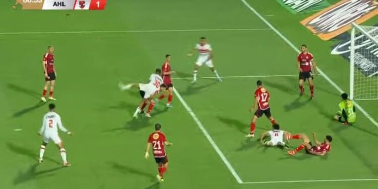 الأهلي ضد الزمالك.. سيف الدين الجزيري يعيد التقدم للأبيض بالهدف الثاني في الدقيقة الـ 86