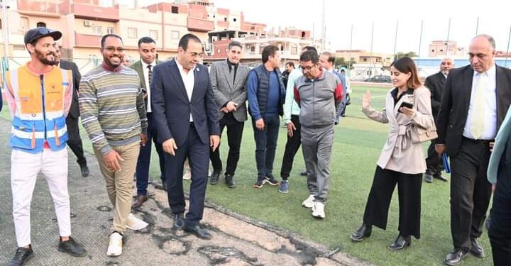 استجابة لطلبات النائبة إيلاريا سمير حارص.. وزير الشباب والرياضه يوجه بتطوير أرضية ملعب سفاجا