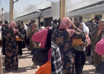 اللحظات والصور الأولى من اندلاع حريق هائل في محطة مترو مار جرجس