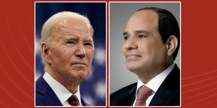 الرئيس الأمريكي يؤكد للرئيس السيسي بالغ تقديره لجهود الوساطة المصرية للتوصل إلى وقف إطلاق النار في غزة