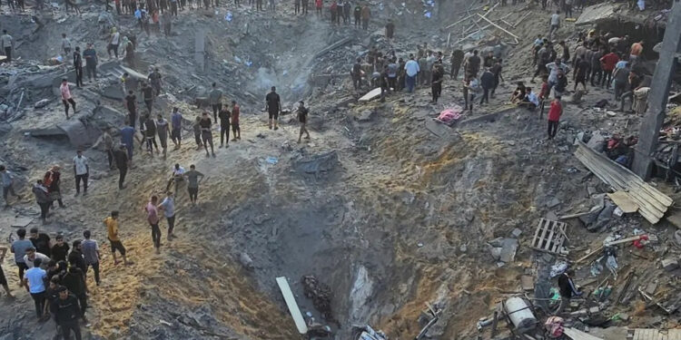 بعد انسحاب قوات الاحتلال.. بدء انتشال جثامين الضحايا من مخيم جباليا شمال غزة