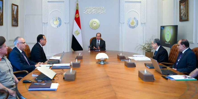 تفاصيل لقاء الرئيس السيسي ورئيس مجلس الوزراء ووزيري الكهرباء والري