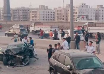 الصورة الكاملة لـ مصرع وإصابة 14 شخصًا في حادث أعلى الطريق الدائري