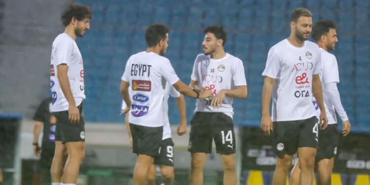 منتخب مصر يواصل تدريباته استعدادًا لبوركينا في تصفيات كأس العالم