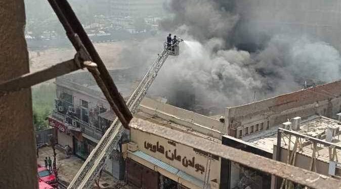 القصة الكاملة لنشوب حريق جولدن مان هاوس في وسط البلد