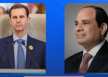 تفاصيل الاتصال الهاتفي بين الرئيس السيسي ونظيره السوري بشار الأسد 