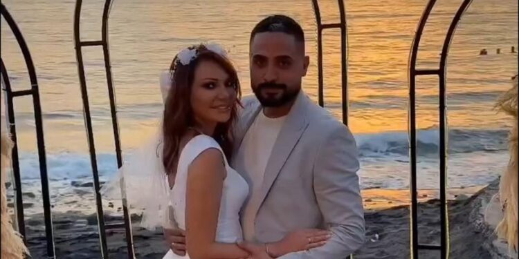 زفاف نادين تحسين بيك وإياد عيسى في وادي قنديل بسوريا