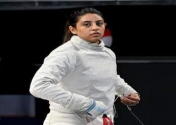 المصرية ندى حافظ تعبر الأمريكية إليزابيث تراتاكوفسكي في أولمبياد باريس 2024