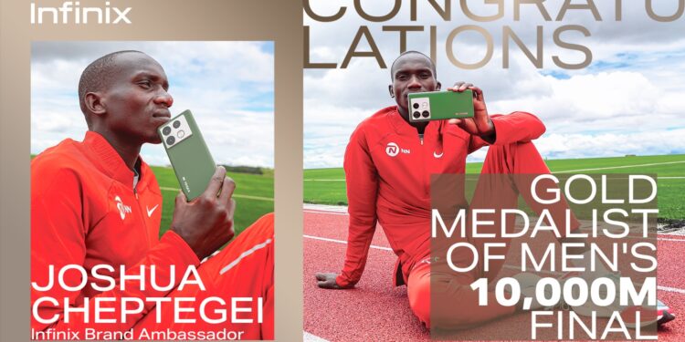 انفينكس تحتفل بفوز سفير علامتها فى أوغندا بميدالية ذهبية في أولمبياد باريس 2024