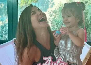 نانسي عجرم تشارك ابنة شقيقها حفل عيد ميلادها الأول