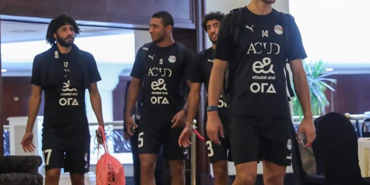 انتظام اللاعبين في معسكر منتخب مصر استعدادا لمباراتي كاب فيردي و بتسوانا