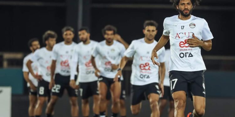 منتخب مصر يواصل تدريباته استعدادا لمواجهة كاب فيردي بتصفيات أفريقيا