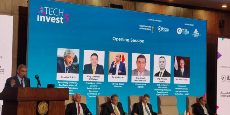 وزير الاتصالات في افتتاح Tech Invest5: مساندة تصديرية من”ايتيدا” للشركات المصرية بقيمة 90 مليون جنيه