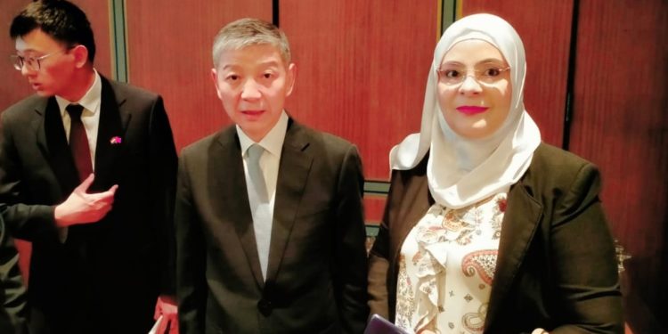 أمينة المرأة بحزب الاتحاد تشارك في قمة بيجينغ