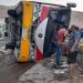 الدفع بـ28 سيارة إسعاف.. الصحة: ارتفاع حصيلة حادث انقلاب حافلة طلاب جامعة الجلالة لـ 33 مصابا و12 حالة وفاة