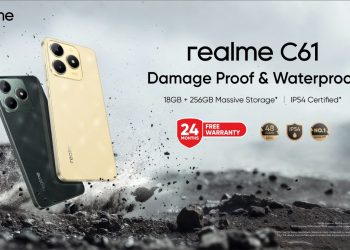 ريلمى تكشف عن هاتف realme C61 الأكثر متانة في فئته ليضع معيارًا جديدًا للتحمل والأداء