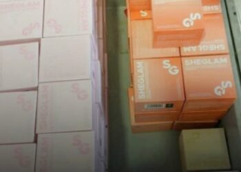 جمارك مطار برج العرب تحبط محاولة تهريب كمية من الهواتف المحمولة ومستحضرات التجميل